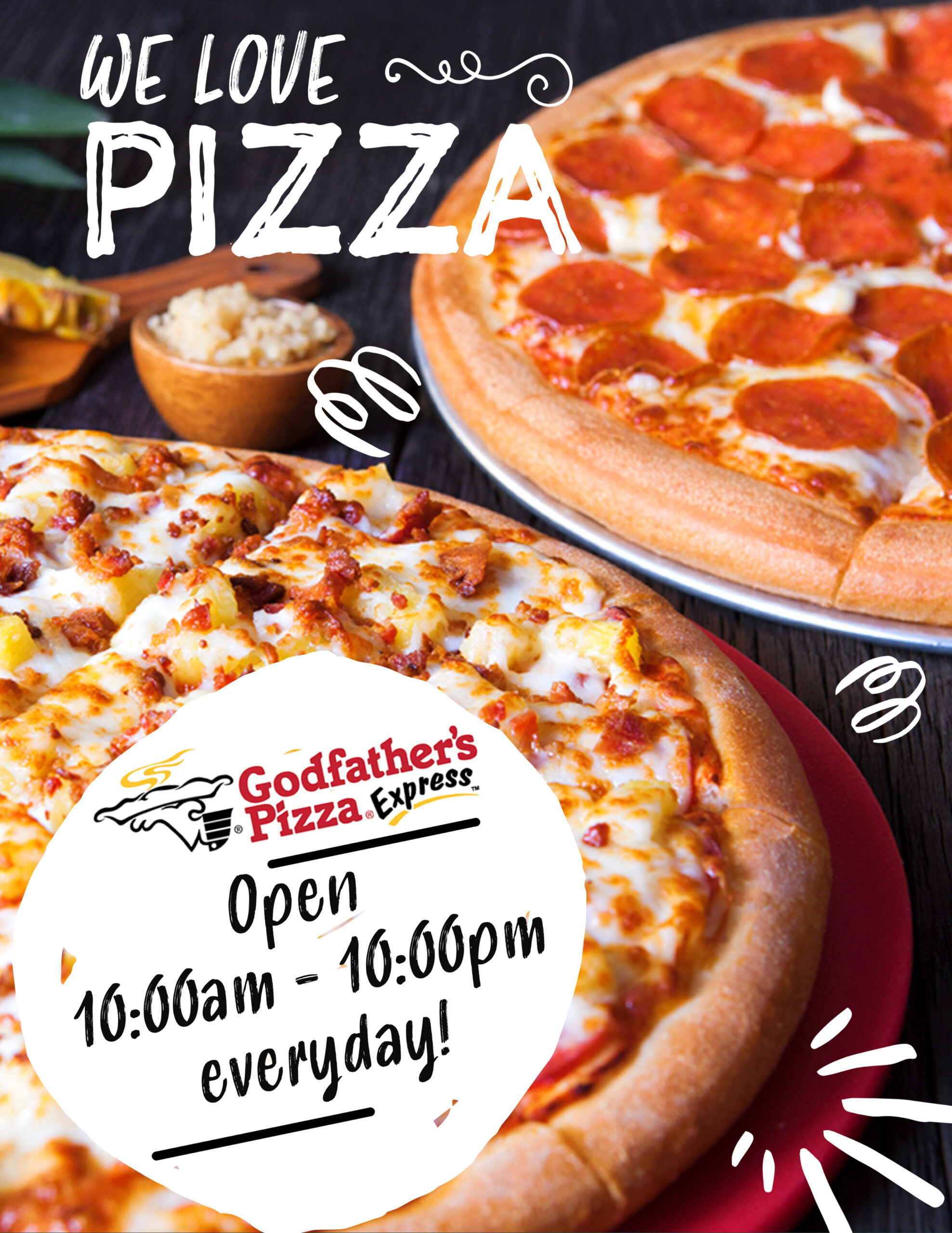 Godfathers Express Hours 