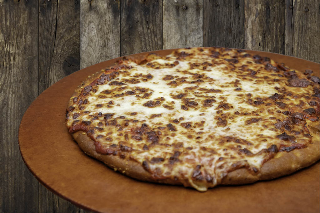 Our house blank slate. Just you and the holy trinity from the pizza gods - Crust. Cheese. Sauce. Cheese. Amen!